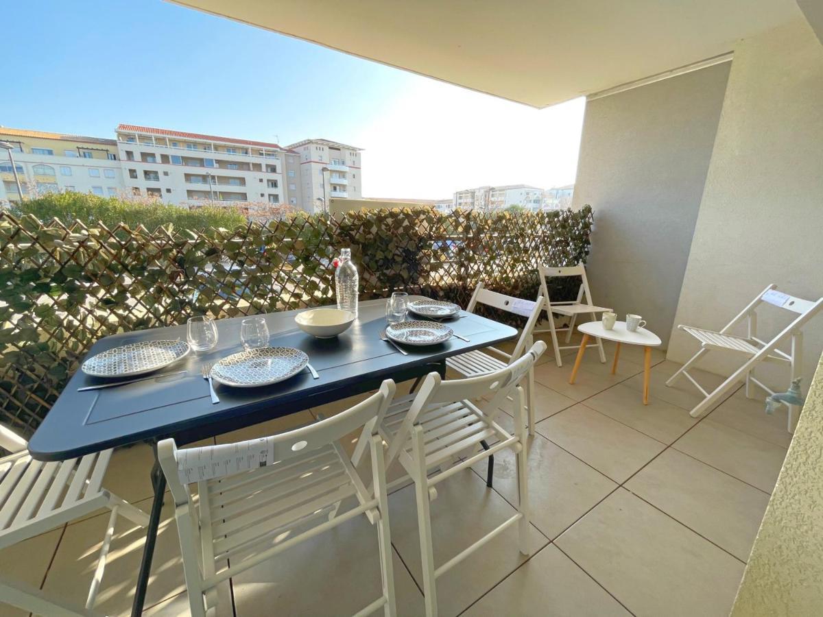 3P Climatise Avec Parking, Piscine, Proche Plage Et Commerces A Sete - Fr-1-338-497 Bagian luar foto